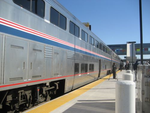 Platform height allows for easy boarding