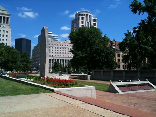 Our WWII memorial, with additions foe Korea & Vietnam  