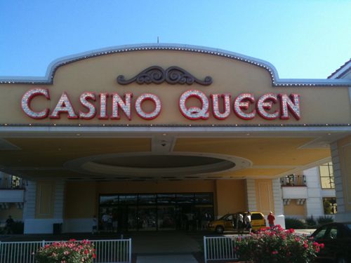 ABOVE: The Casino Queen casino in East St Louis IL is smoke-free, for now.
