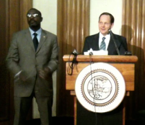 reedslay ABOVE: Lewis Reed (left) and Francis Slay (righty