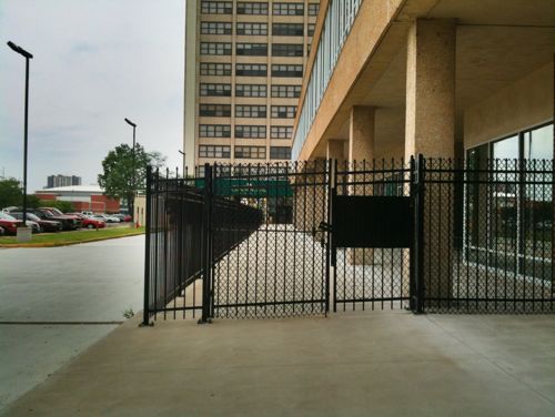 Council Plaza fence