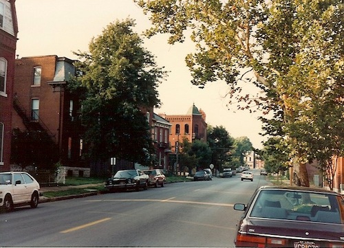  Looking north on Lemp, August 1990.