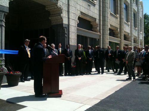 ABOVE: Ribbon cutting was held on May 12, 2011