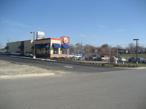 Burger King at Loughborough Commons is part of the Loughborough Commons Community Improvement District, November 2008