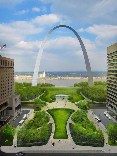 Luther Ely Square will be extended over the highway, but the new museum entrance won't be open