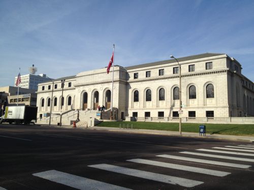 Main facade of the Central Library 