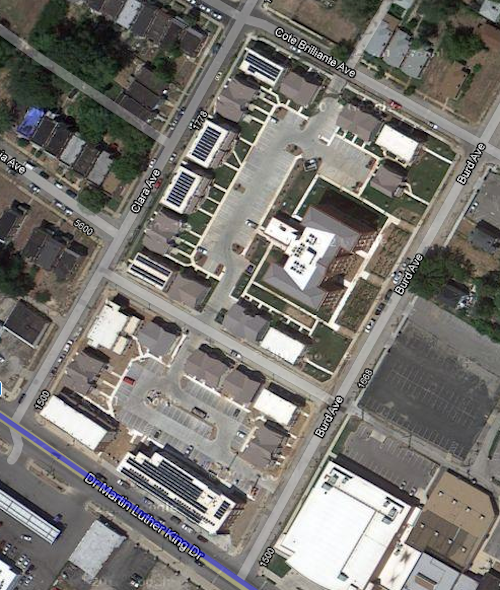 ABOVE: Aerial after construction completed. Image: Google Maps 