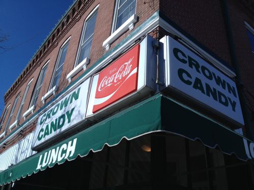 ABOVE: Exterior of Crown Candy Kitchen