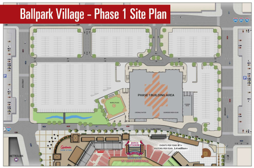 ABOVE: Site plan for BPV Phase 1 released 2/8/2013