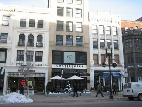 The Charlesmark Hotel at 555 Boylston St