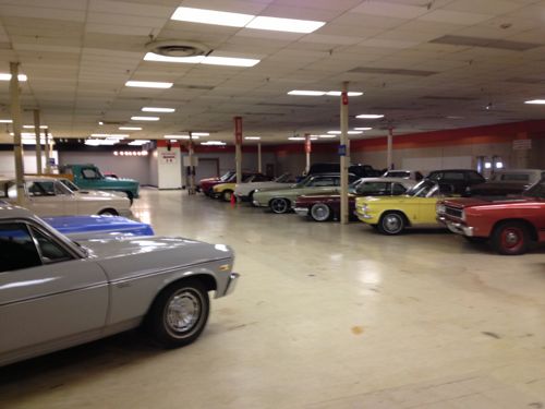 The interior is very original, complete with the paint scheme of the walls.