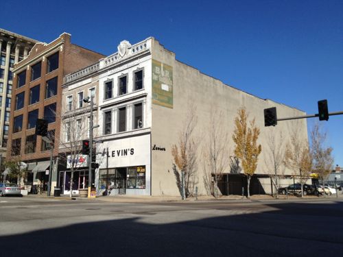 I'd like to see these two buildings on Washington Ave west of 14th get renovated, along with a thin wedge between the east wall and 14th 