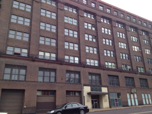 1717 Olive occupies the entire block. Originally the Butler Brothers warehouse built in 1908