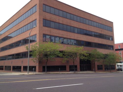 This building faces Olive, 19th, & Pine. It was most recently a charter school.It should become occupied and hopefully altered, see below. 