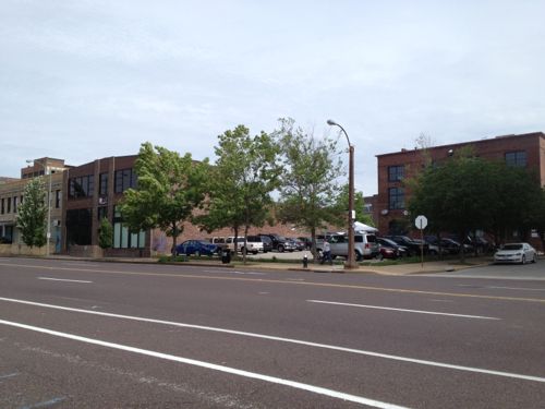 St. Louis Brewery, owner of the Tap Room, owns this parking lot at 21st & Olive. Easily developed or turned into a beer garden. 