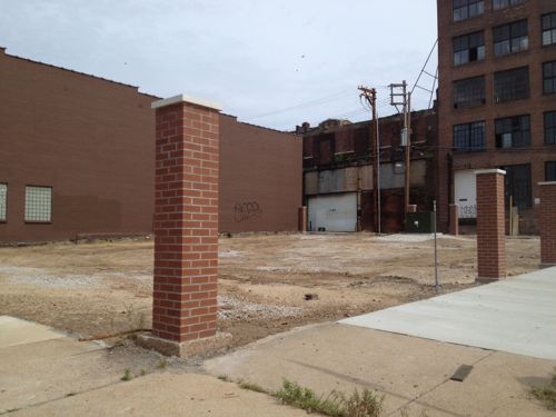 Unfortunately the corner lot at 2201 Olive, just cleared of a non-urban building, will become a new surface parking lot for the development. 