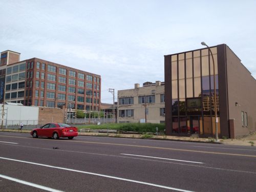 The building at 2209 Olive (right) was built in 1906, but you can't tell it. Expect lots of changes in this block.