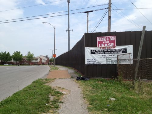 7.9 acres ready for development, the original lot boundaries remain since they were never consolidated. 