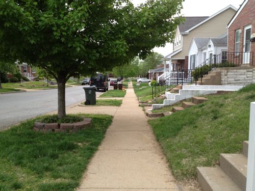 Newer houses mix well with older houses. 