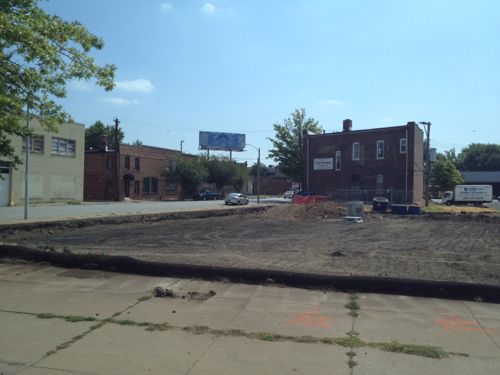 By August 2012 the site was  back to bare earth. 