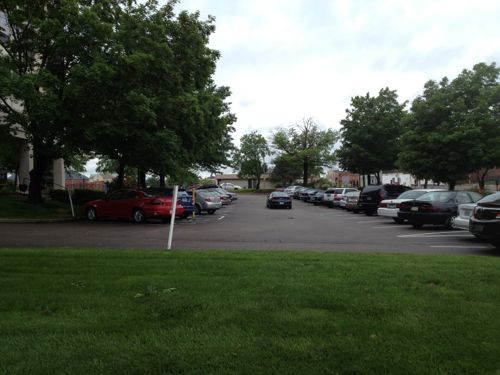 I'd like to see an addition between the sidewalk and tower with underground parking and street-level retail. 