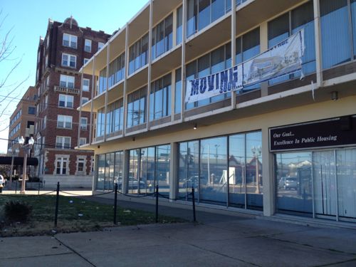 CVS wanted to raze the former Public Housing Authority building at 4100 Lindell but there was opposition. Hopefully it'll get a nice renovation that respects the original 1957 design 