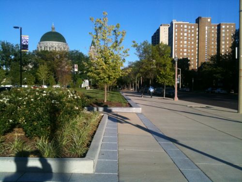 In 2009 the San Luis Hotel was razed for a parking lot. Hopefully we'll eventually see a new building on this site 