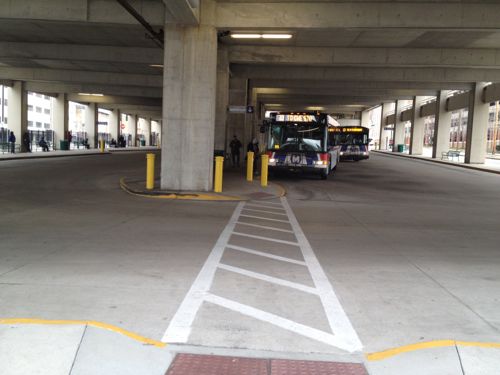 The west end of phase 1 would be next to the open air CWE MetroBus Transit Center