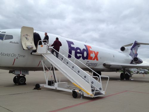 Boeing 727-200F donated by FedEx Express