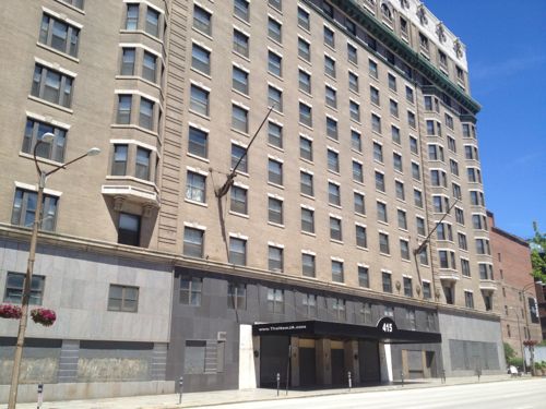 East facade facing Tucker (12th), June 2013