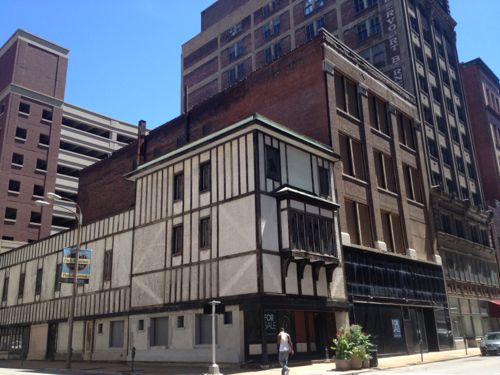 The first two buildings remain threatened with demolition. I'm not attached to them, I just want buildings not a circle driveway.