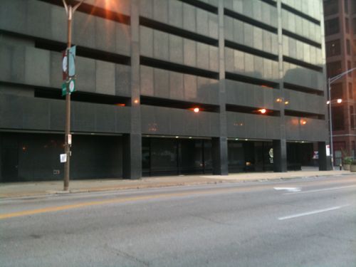 I didn't use this pic in July 2010 of the Broadway facade with main entry but it shows the awful before condition