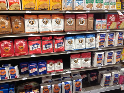 When Culinaria opened 4 years ago the only flour choice was Schnucks bleached flour, today there are many choices. 