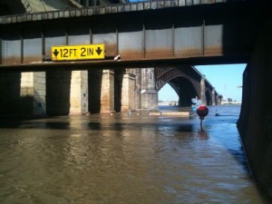 Flooding like this in May 2010 is typical for St. Louis, the 1993 flood was substantially worse, over this track.