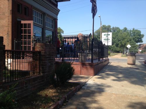 The 2008 patio at Jefferson Ave Bistro