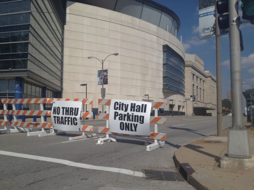 14th Street was closed between Clark & Pine recently for the Taste of St. Louis