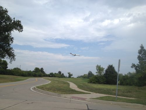 Some homes were razed for the runway itself, most were cleared for noise mitigation.