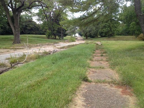 Carrollton sidewalk