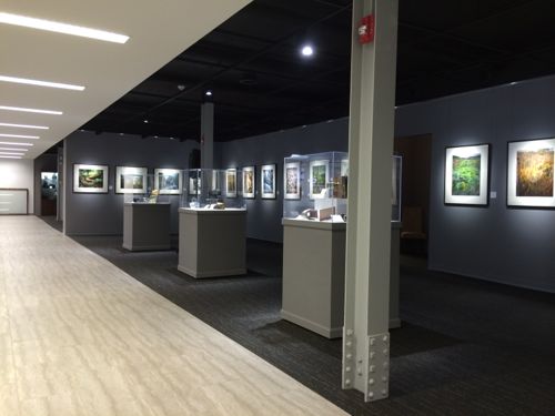 Main gallery in the new location of the International Photography Hall of Fame and Museum 