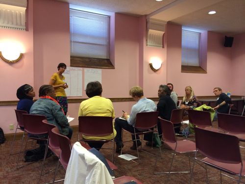 Extensive outreach through various methods, including door knocking, resulting in a diverse group of participants