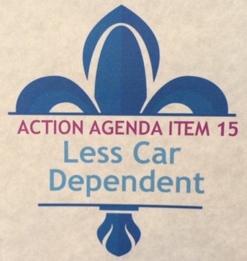 The event I attended was a sustainability event, my table was on making St. Louis less car dependent  