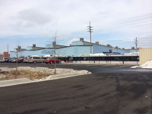 MetroLink train heads east