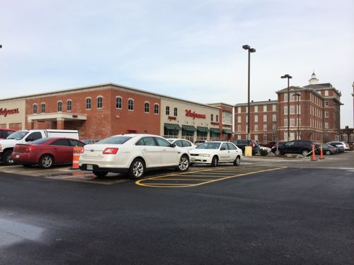 The ADA also requires a pedestrian route between buildings within the same development, which wasn't considered here at all.