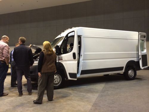 The Ram Promaster van is the twin of the Fist Ducato sold in Europe. Yes, a diesel is offered. 