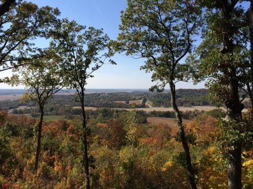 This was our view at lunch on the deck at Montelle Winery.  Click image for website. 