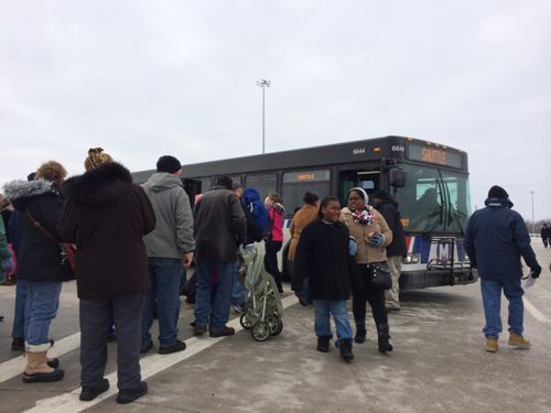 MetroBus shuttles were very popular 