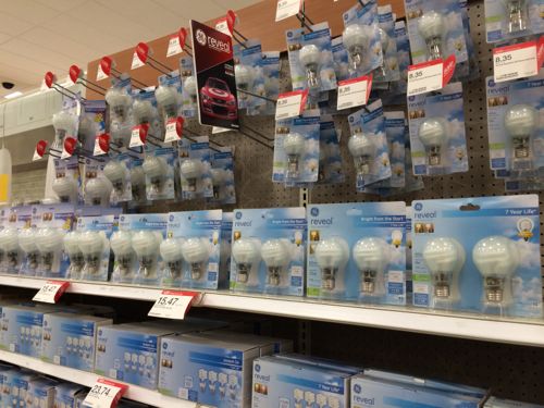 New energy-efficirent light bulbs at Target this week