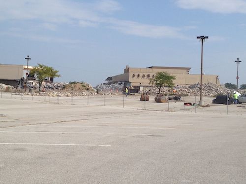 Demolition of Northwest Plaza, September 2013