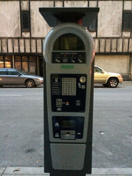 The Treasurer's office began testing different parking meters