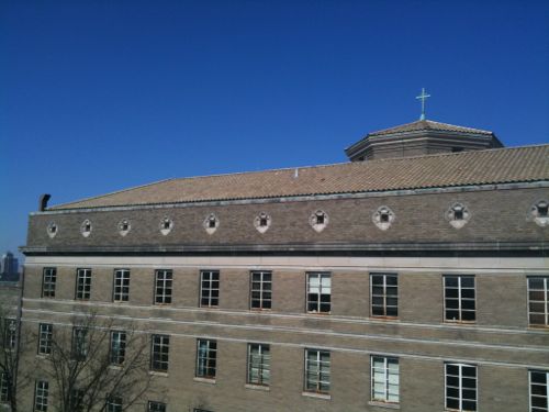 When I returned for a visit 4 years ago today I took this pic of the original hospital building 